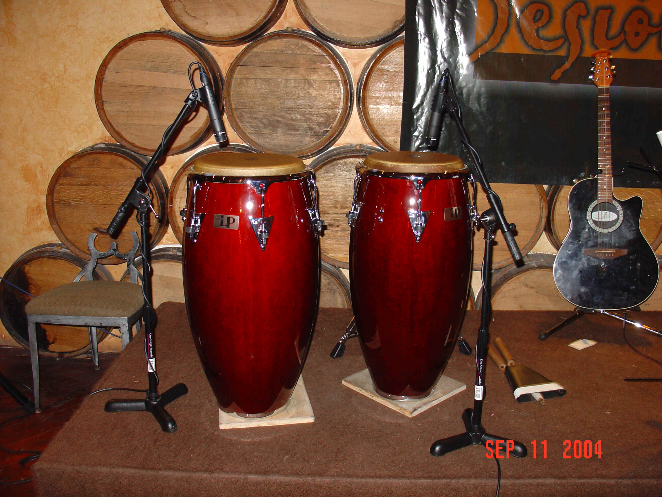 Salsa conga drums